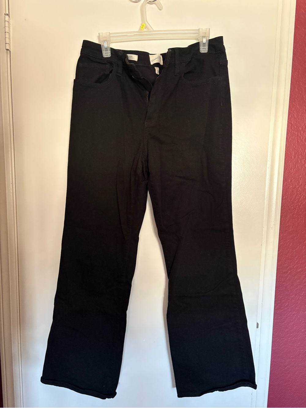 Universal Thread Black Flare Wide-Leg Jeans